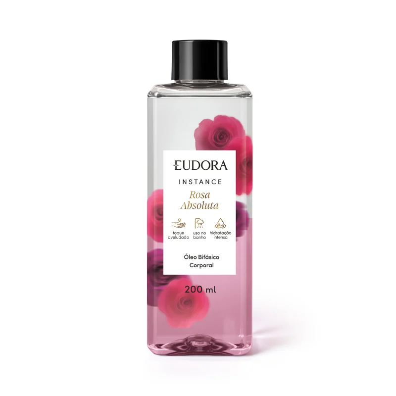 Óleo Bifásico Corporal Instance Rosa Absoluta 200ml - Hover