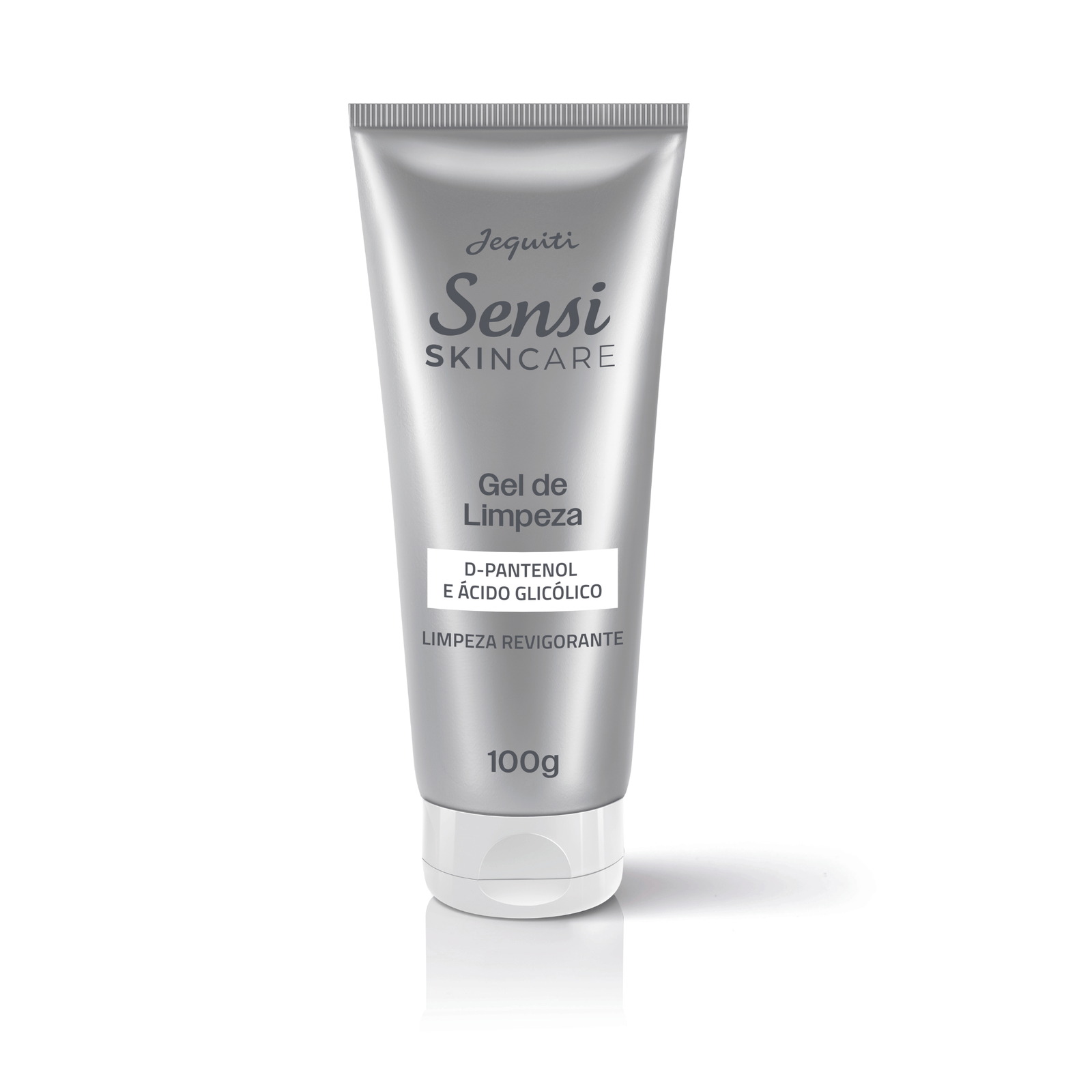 Sabonete Liquido Gel De Limpeza Revigorante Jequiti Sensi Skincare, 100g